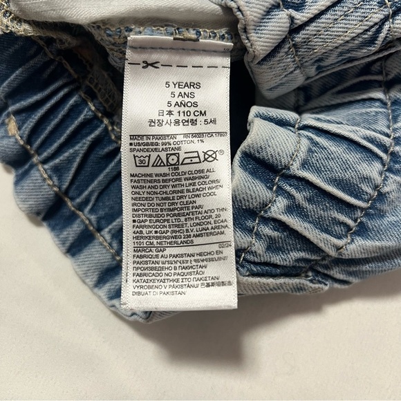 Gap Girls “Just Like Mom Jeans” Size 5 Stylish Kids Denim Jeans EUC Everyday - Picture 6 of 9